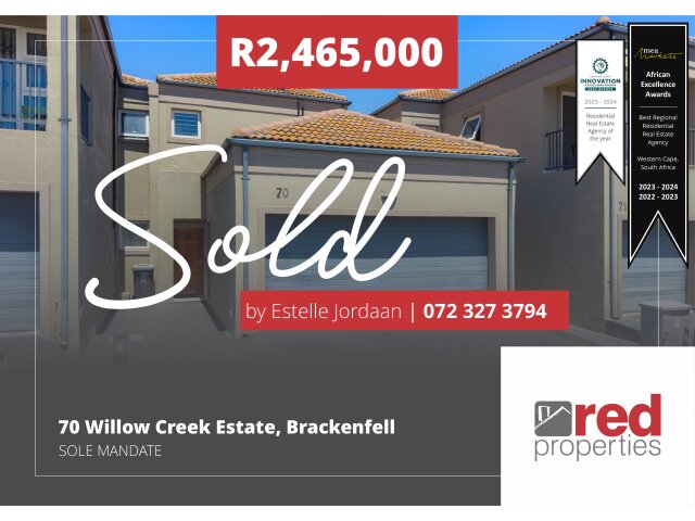 <!--[if BLOCK]><![endif]--> 70  Willow Creek Estate, Protea Heights, Brackenfell <!--[if ENDBLOCK]><![endif]-->